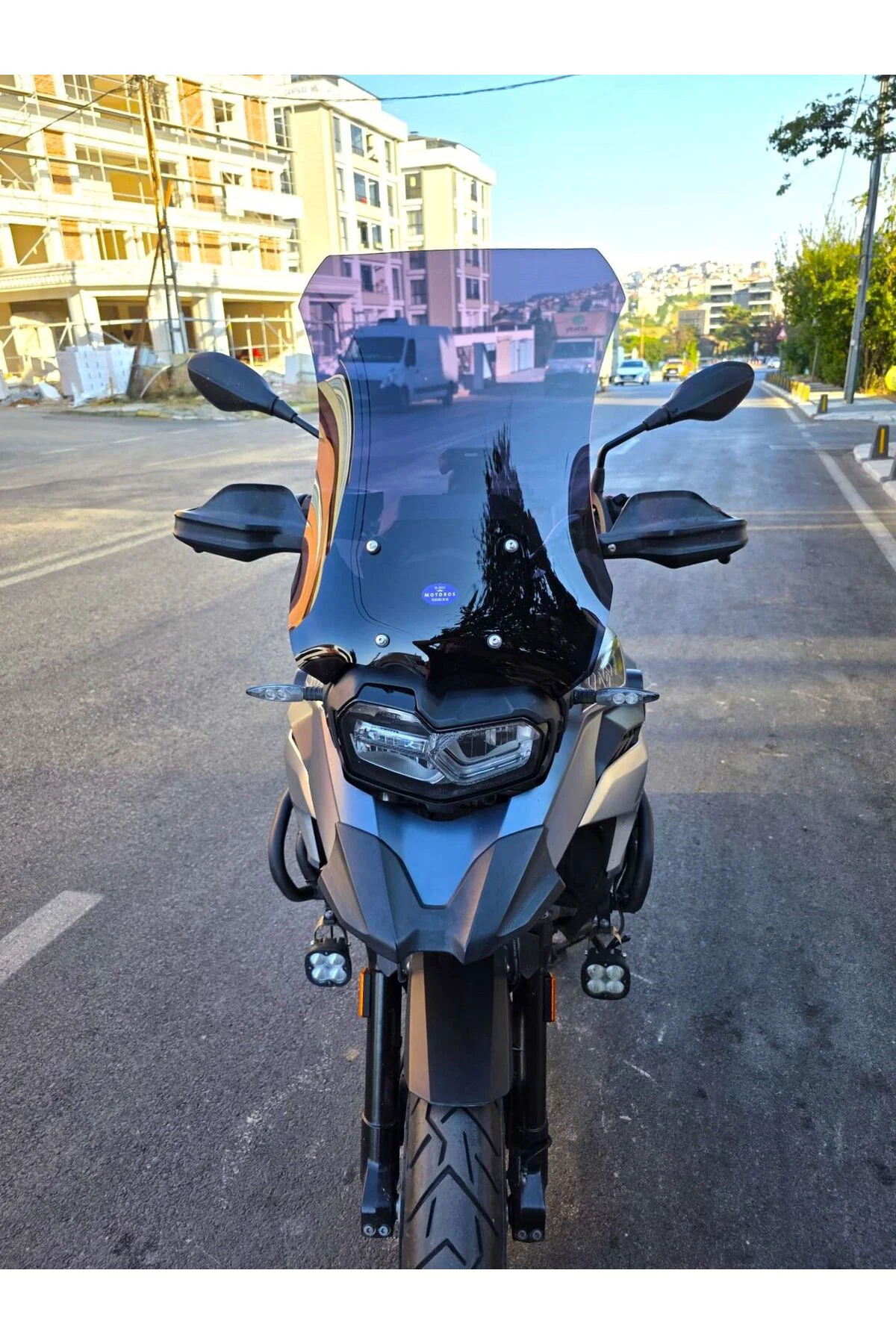 Bmw F 750 GS Ön Cam 2018-2023 Model 57cm Siyah Renkli 4mm