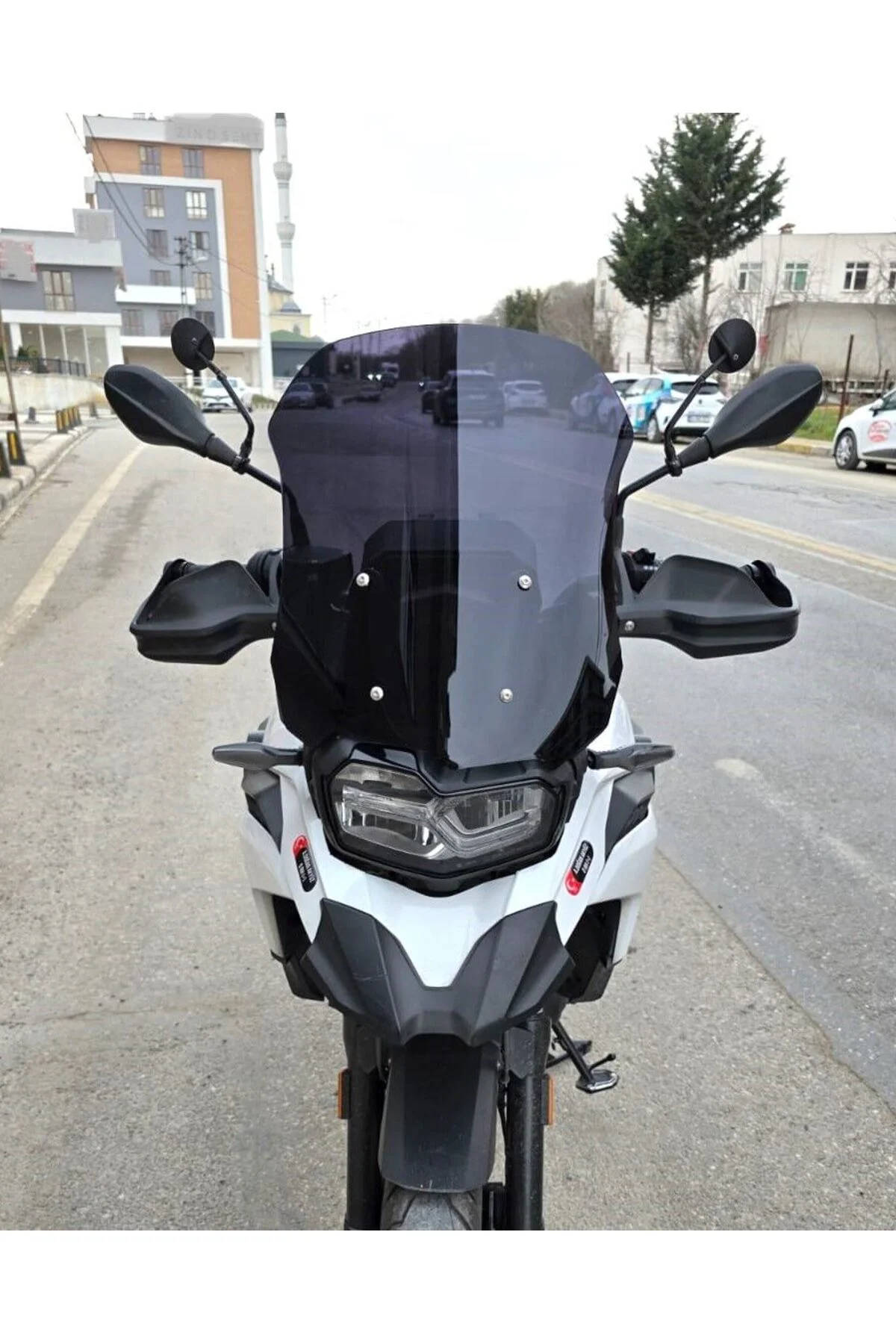 Bmw F 800 GS Ön Cam 2024-2026 Model 44cm Siyah Renkli 4mm