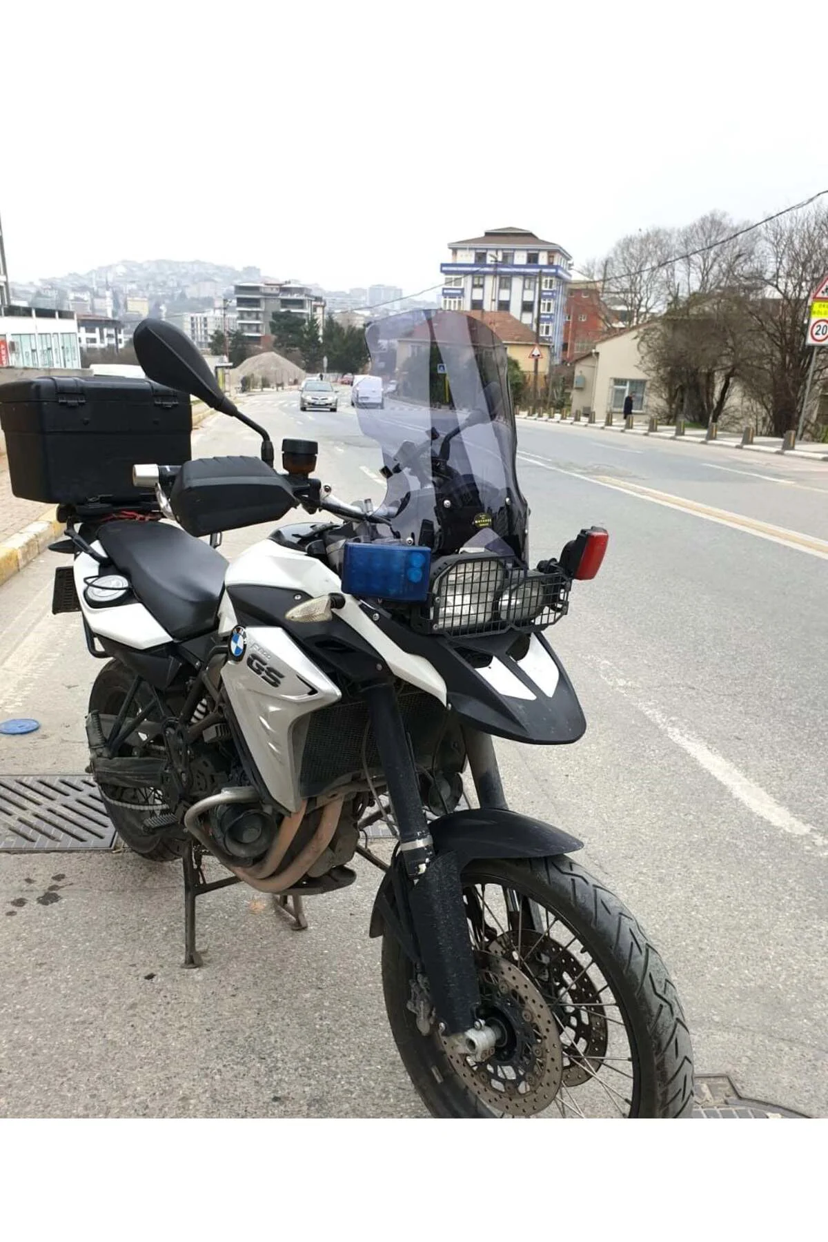 Bmw F 800 GS Ön Cam 2008-2012 Model 47cm Füme Renkli 4mm