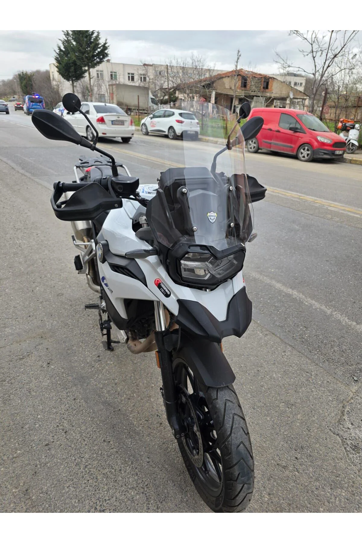 Bmw F 800 GS Ön Cam 2024-2026 Model 44cm Şeffaf Renkli 4mm