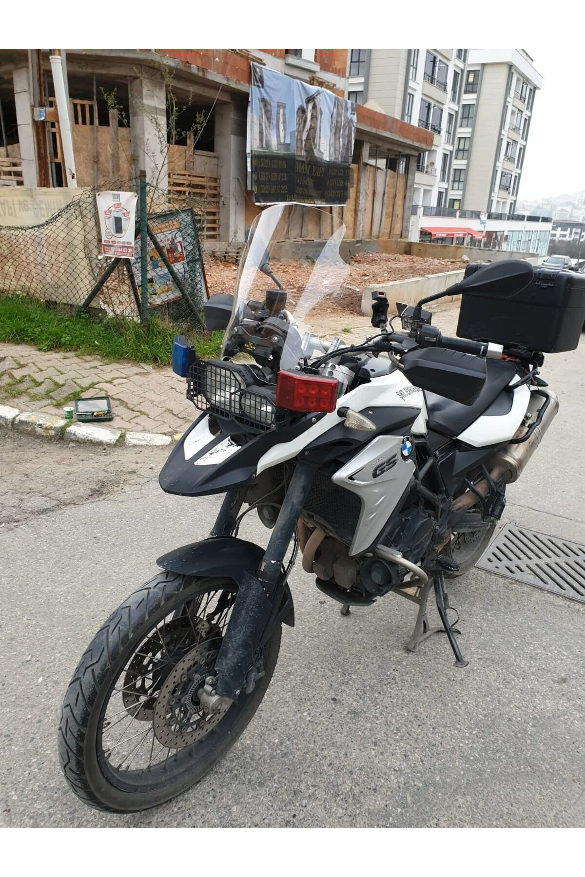 Bmw F 800 GS Ön Cam 2008-2012 Model 47cm Şeffaf Renkli 4mm