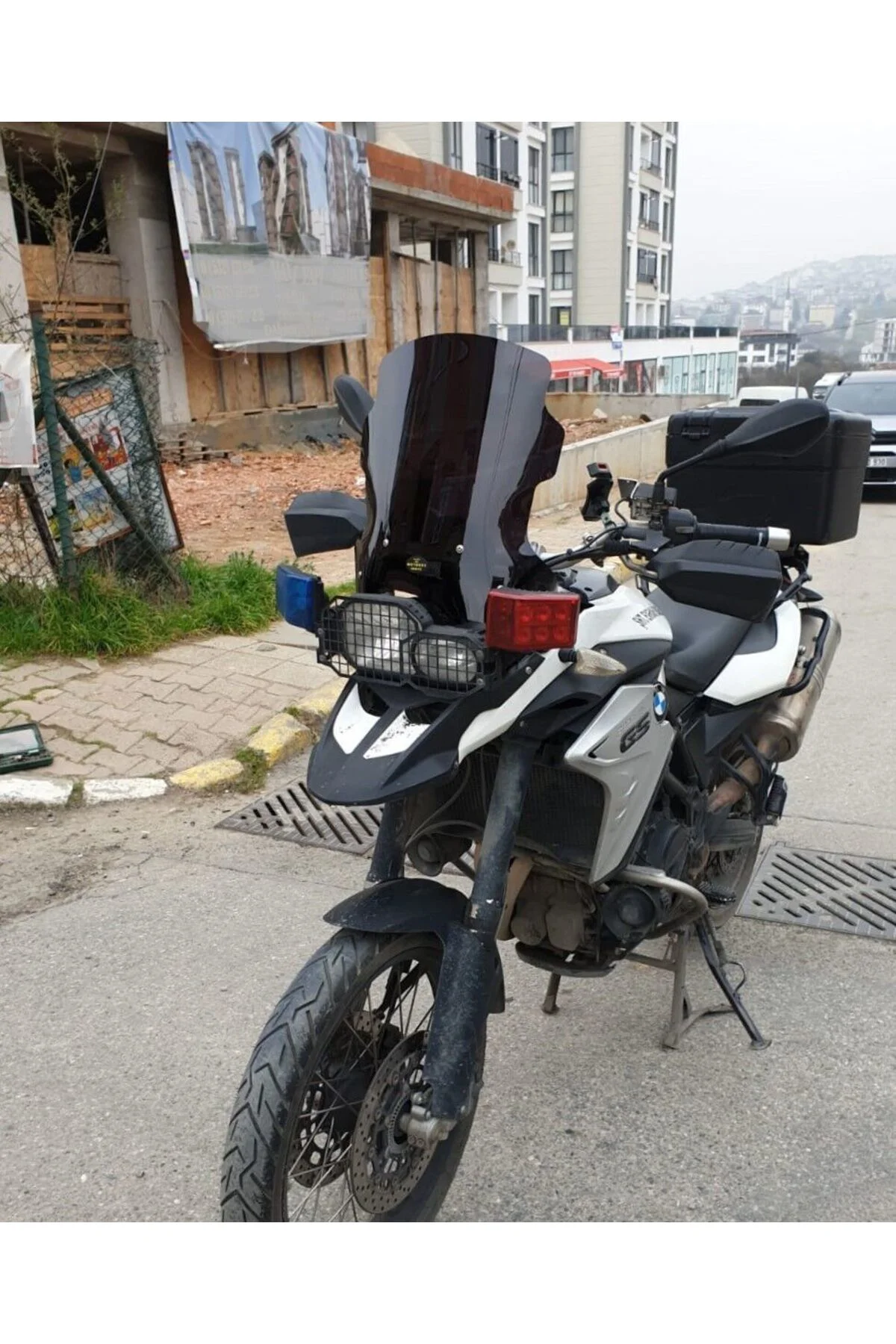 Bmw F 800 GS Ön Cam 2008-2012 Model 47cm Siyah Renkli 4mm