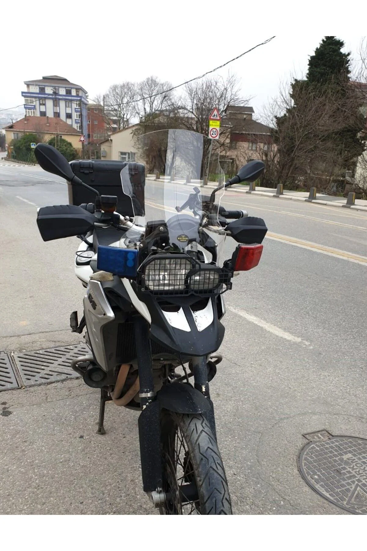 Bmw F 800 GS Ön Cam 2008-2012 Model 47cm Şeffaf Renkli 4mm