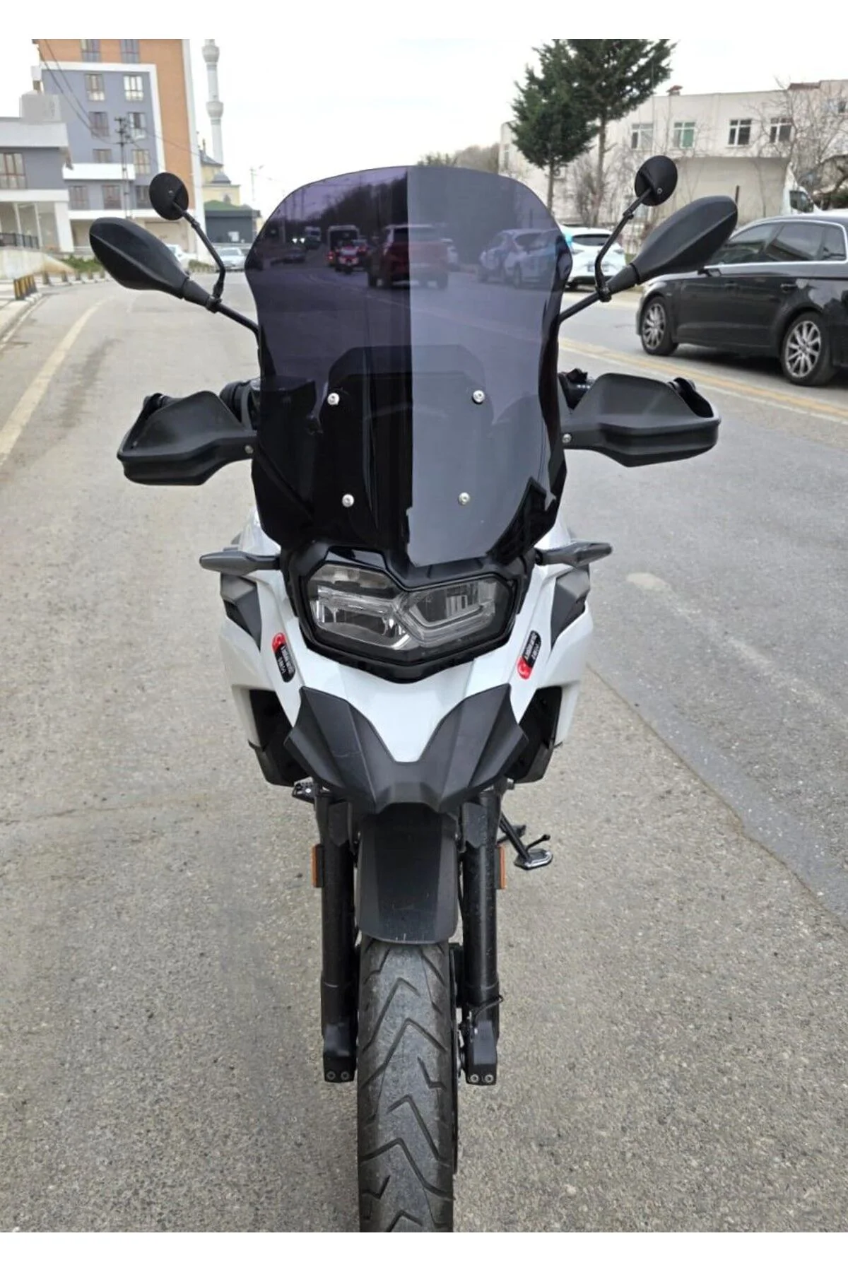 Bmw F 800 GS Ön Cam 2024-2026 Model 44cm Siyah Renkli 4mm