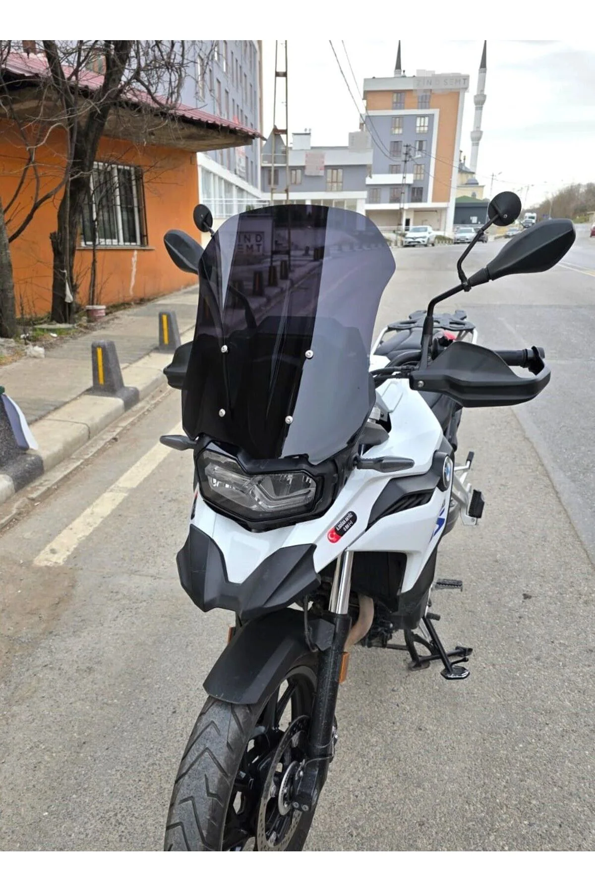 Bmw F 800 GS Ön Cam 2024-2026 Model 44cm Siyah Renkli 4mm