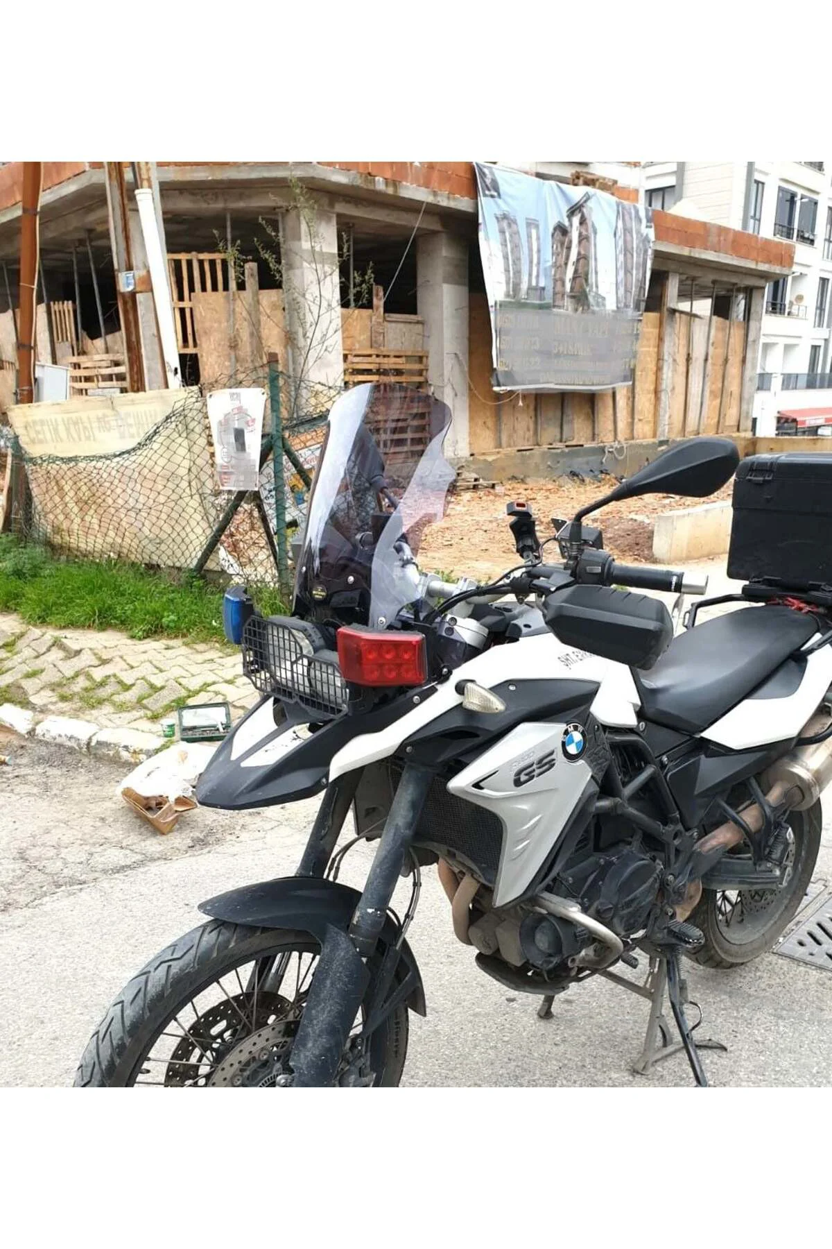 Bmw F 800 GS Ön Cam 2008-2012 Model 47cm Füme Renkli 4mm