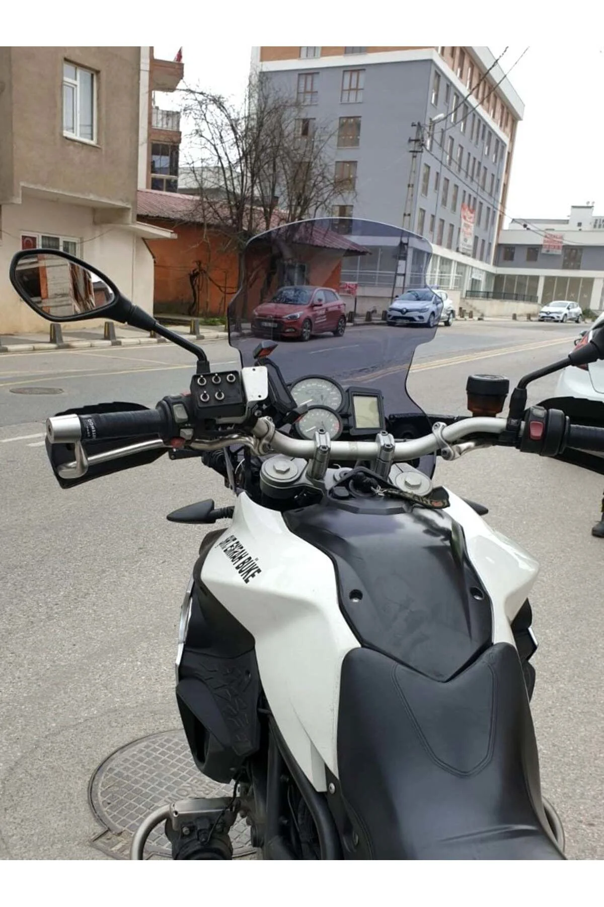 Bmw F 800 GS Ön Cam 2008-2012 Model 47cm Füme Renkli 4mm