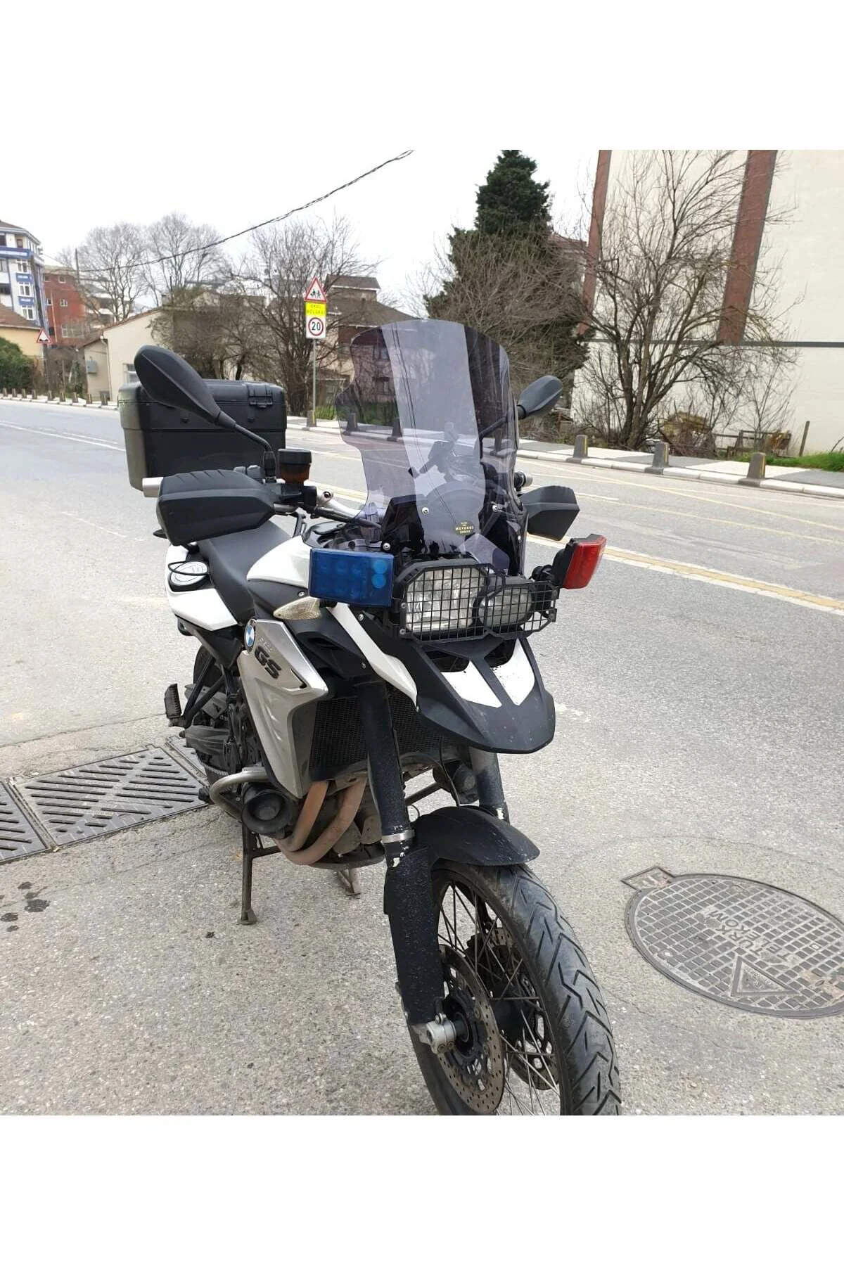 Bmw F 800 GS Ön Cam 2008-2012 Model 47cm Füme Renkli 4mm