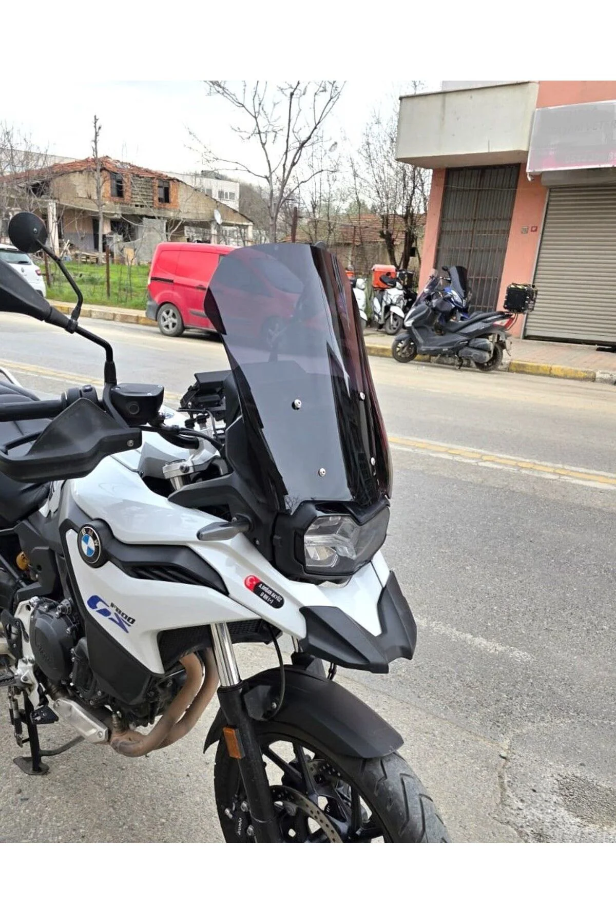 Bmw F 800 GS Ön Cam 2024-2026 Model 44cm Siyah Renkli 4mm