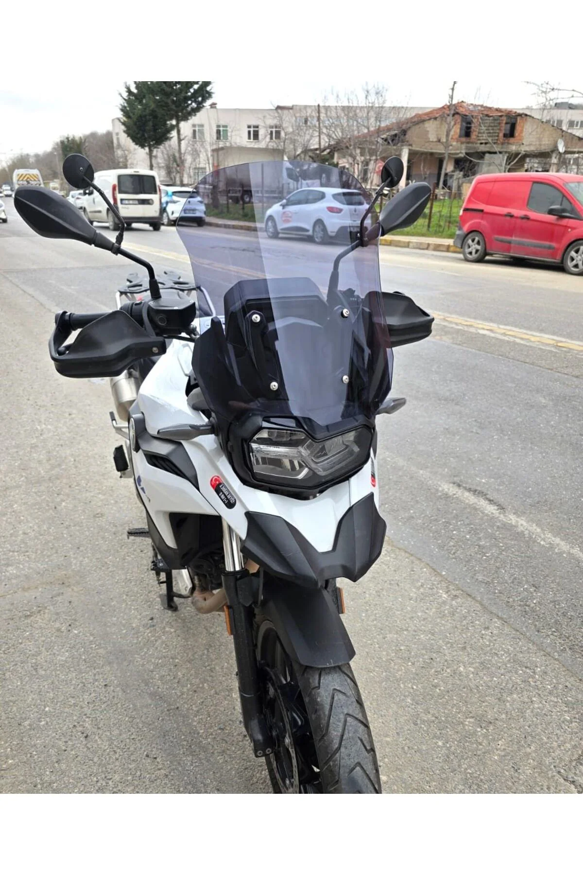 Bmw F 800 GS Ön Cam 2024-2026 Model 44cm Füme Renkli 4mm