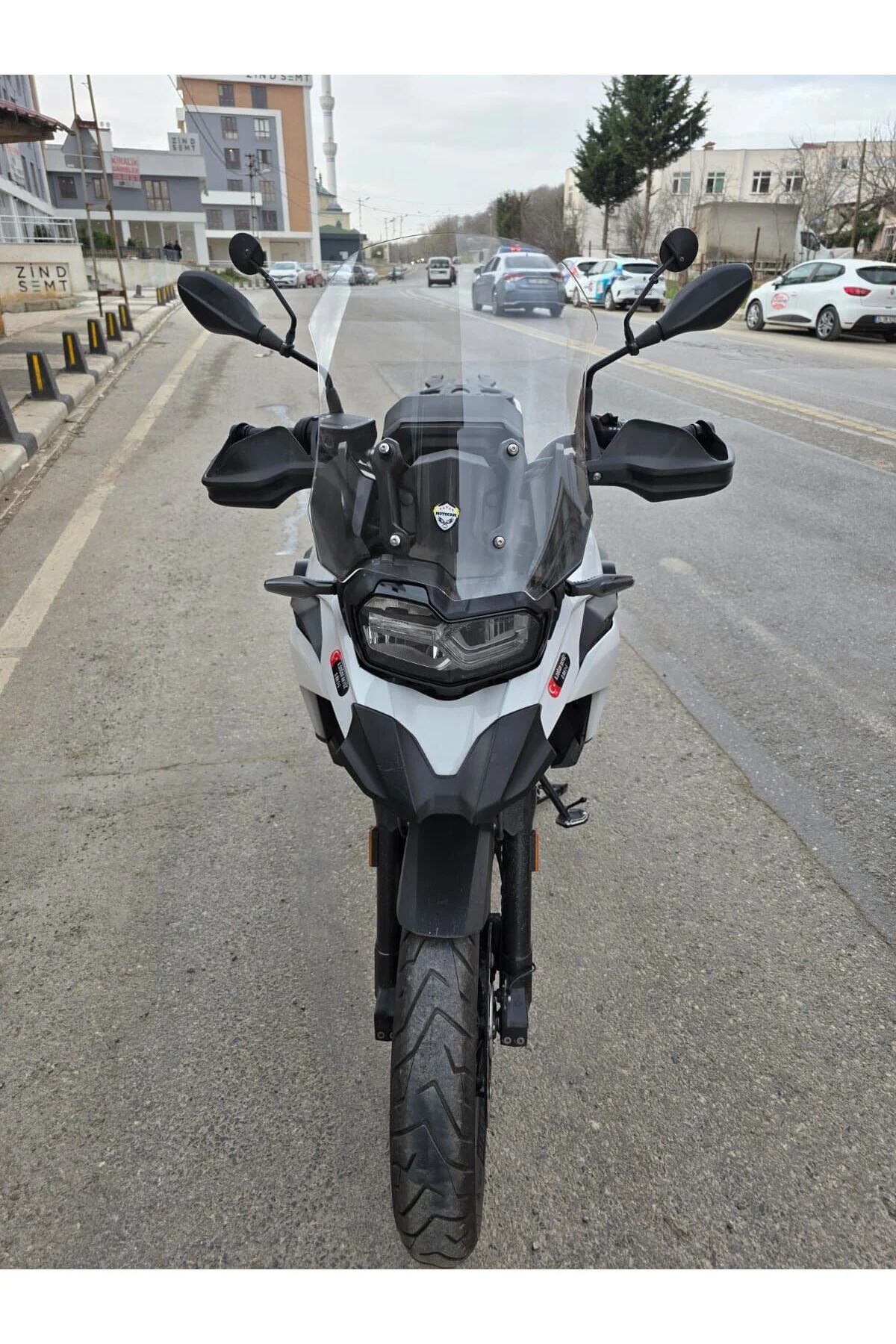 Bmw F 800 GS Ön Cam 2024-2026 Model 44cm Şeffaf Renkli 4mm
