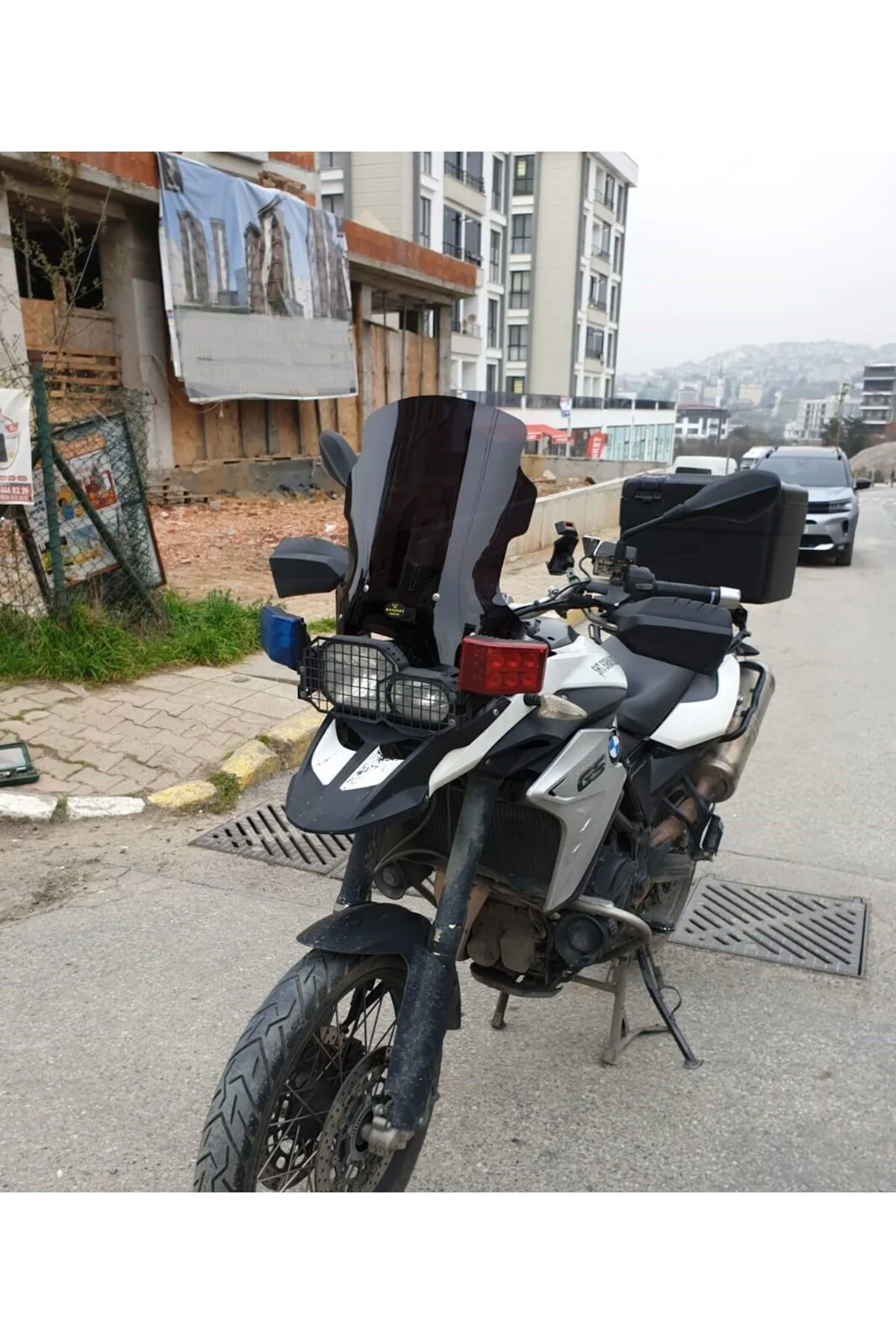 Bmw F 800 GS Ön Cam 2008-2012 Model 47cm Siyah Renkli 4mm