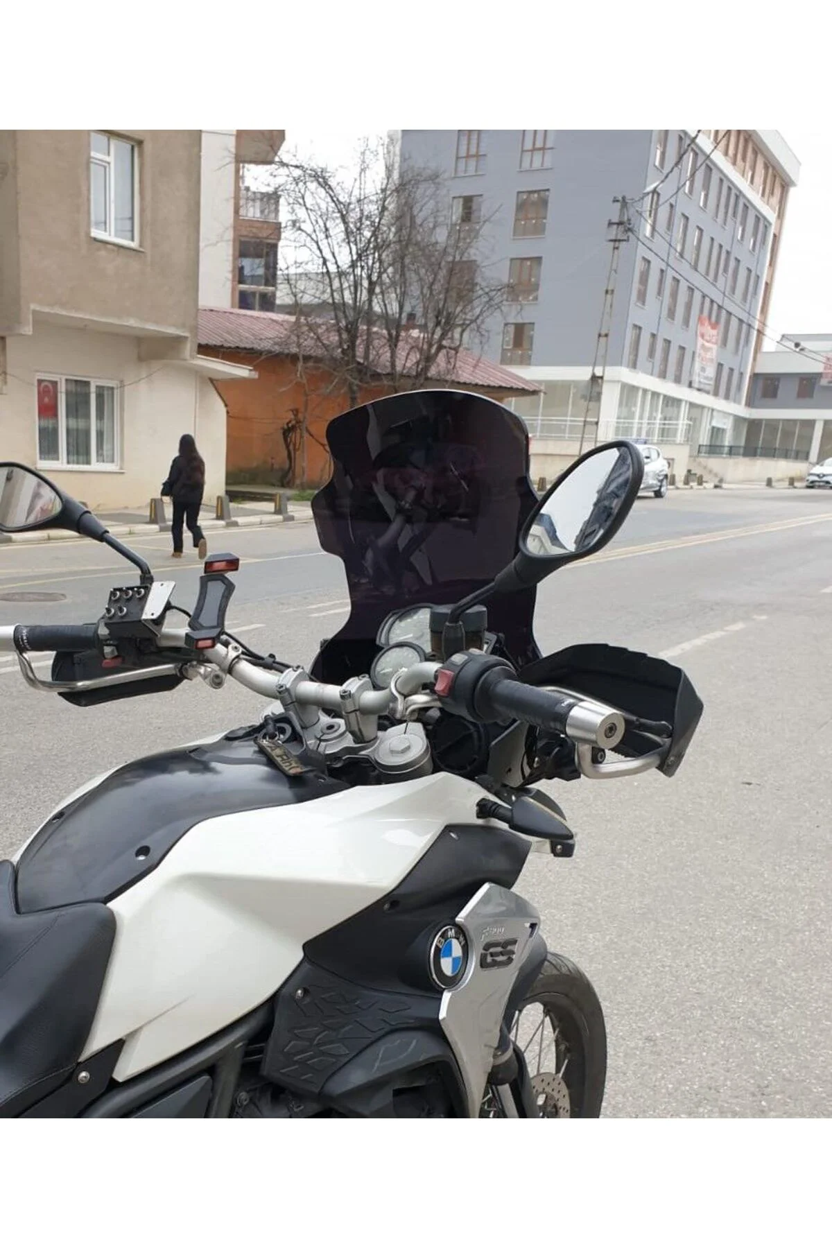 Bmw F 800 GS Ön Cam 2008-2012 Model 47cm Siyah Renkli 4mm