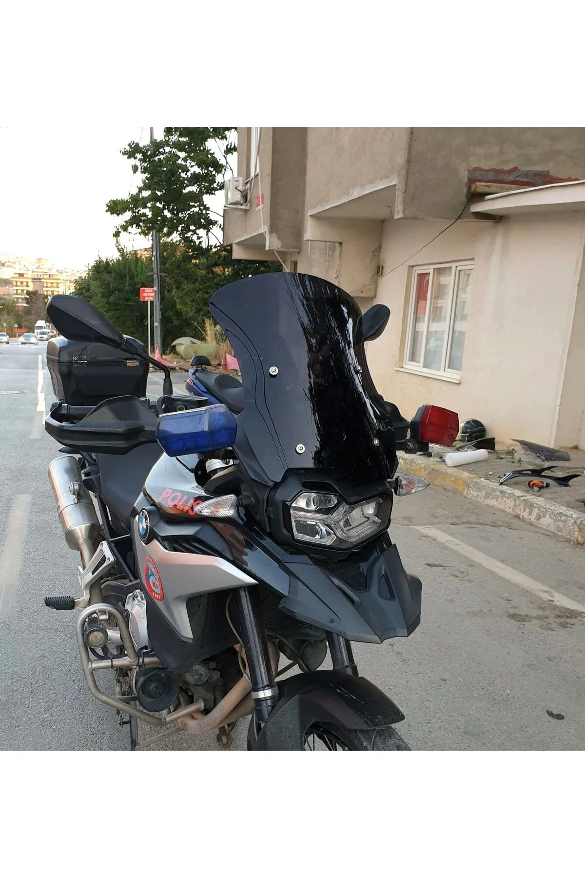 Bmw F 850 GS Ön Cam 2018-2023 Model 49cm Siyah Renkli 4mm