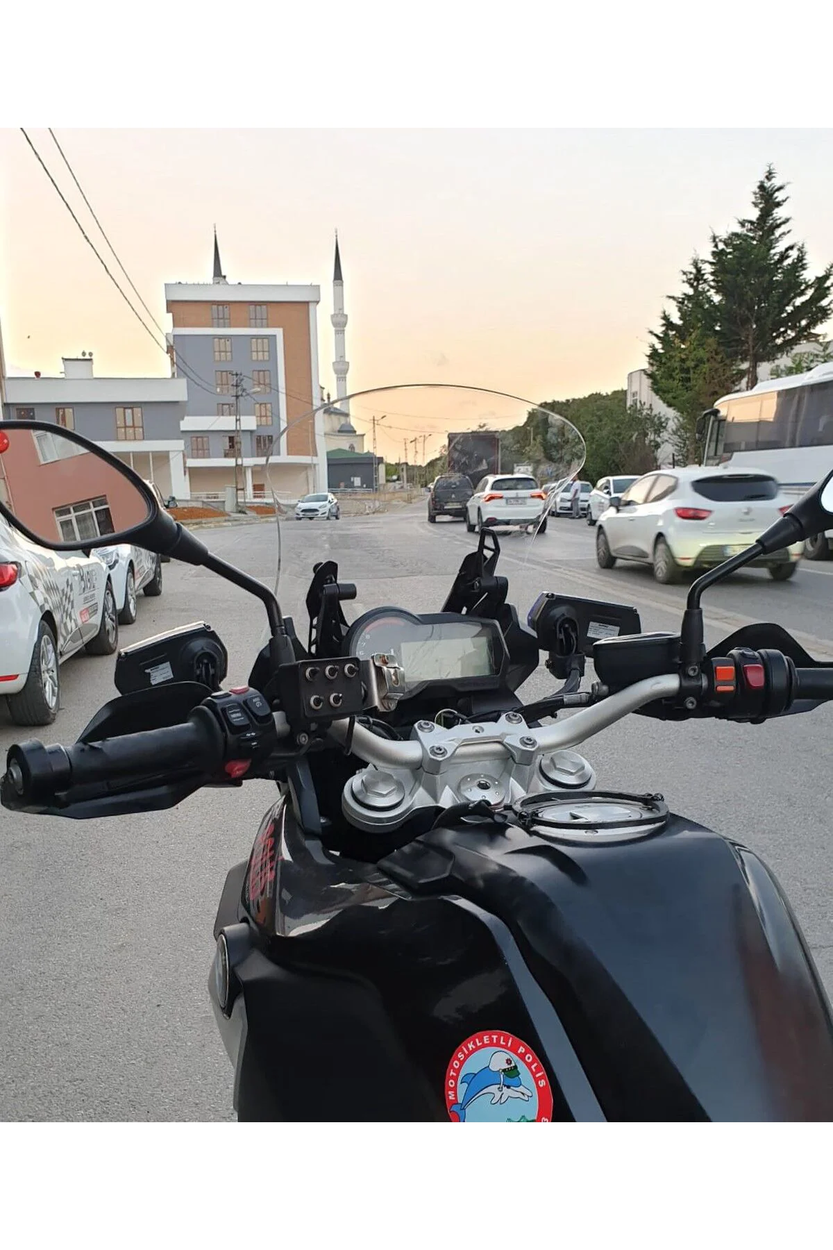 Bmw F 850 GS Ön Cam 2018-2023 Model 49cm Şeffaf Renkli 4mm