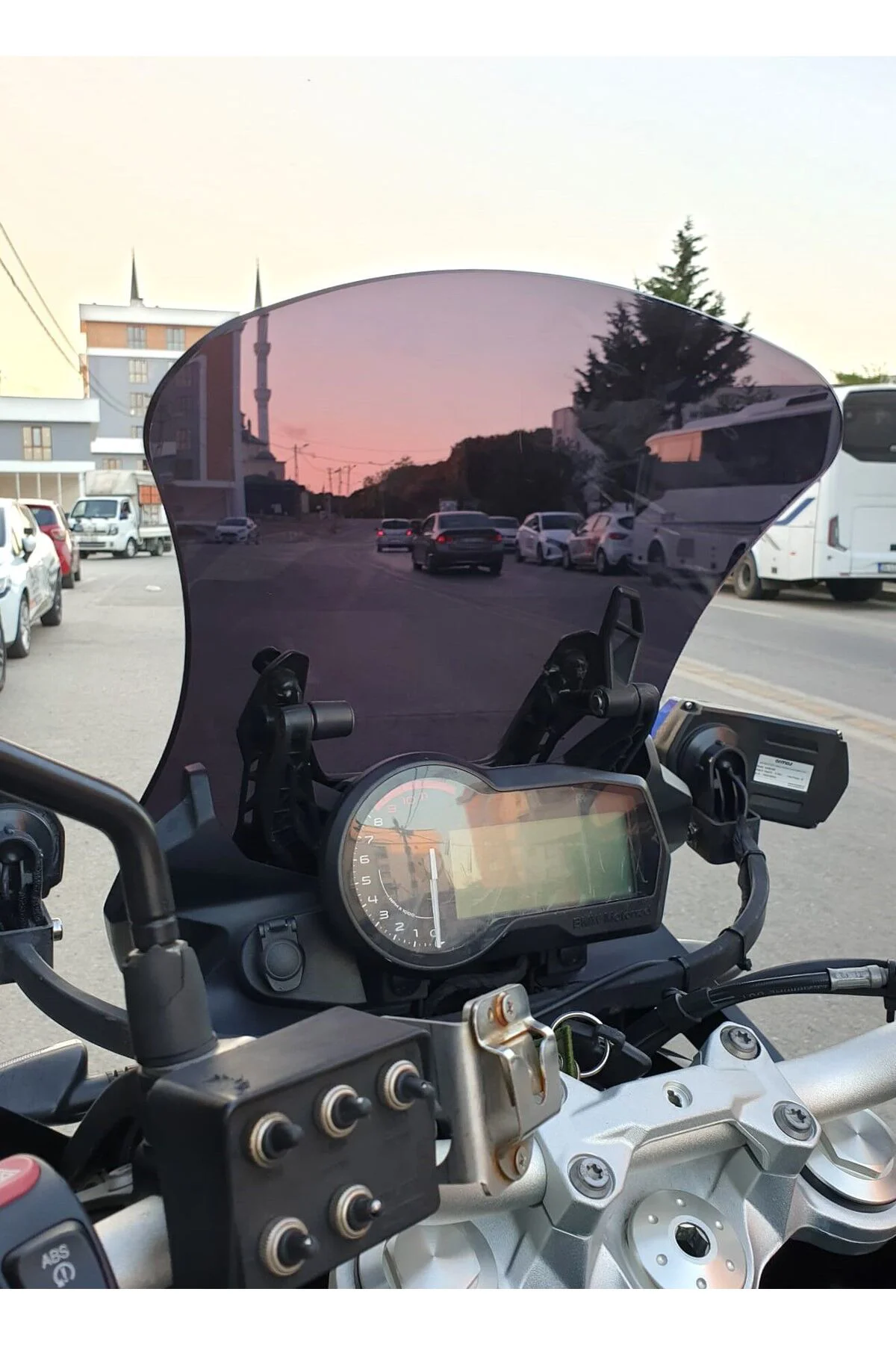 Bmw F 850 GS Ön Cam 2018-2023 Model 49cm Siyah Renkli 4mm