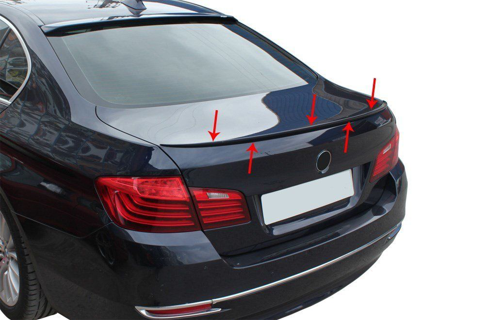 Bmw F10 Uyumlu 5 Seri Spoiler Bagaj Gt İnce Uçlu Fiber 2010 Ve So