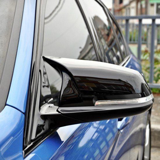 Bmw F20-F22-F30-F32-F33-F36 Uyumlu Yarasa Ayna Kapağı (Parlak Siy