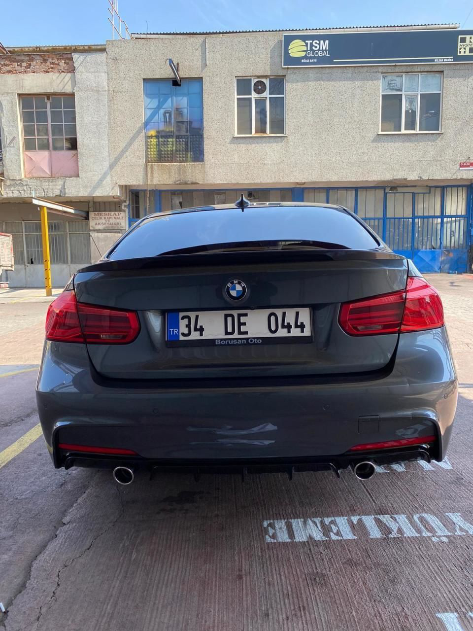 Bmw F30 Uyumlu 2012 - 2018 M Performance Difüzör