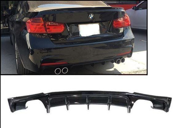 Bmw F30 Uyumlu (2012-2018) M Model Sağ Sol Çift Çıkış Difüzör (Pa
