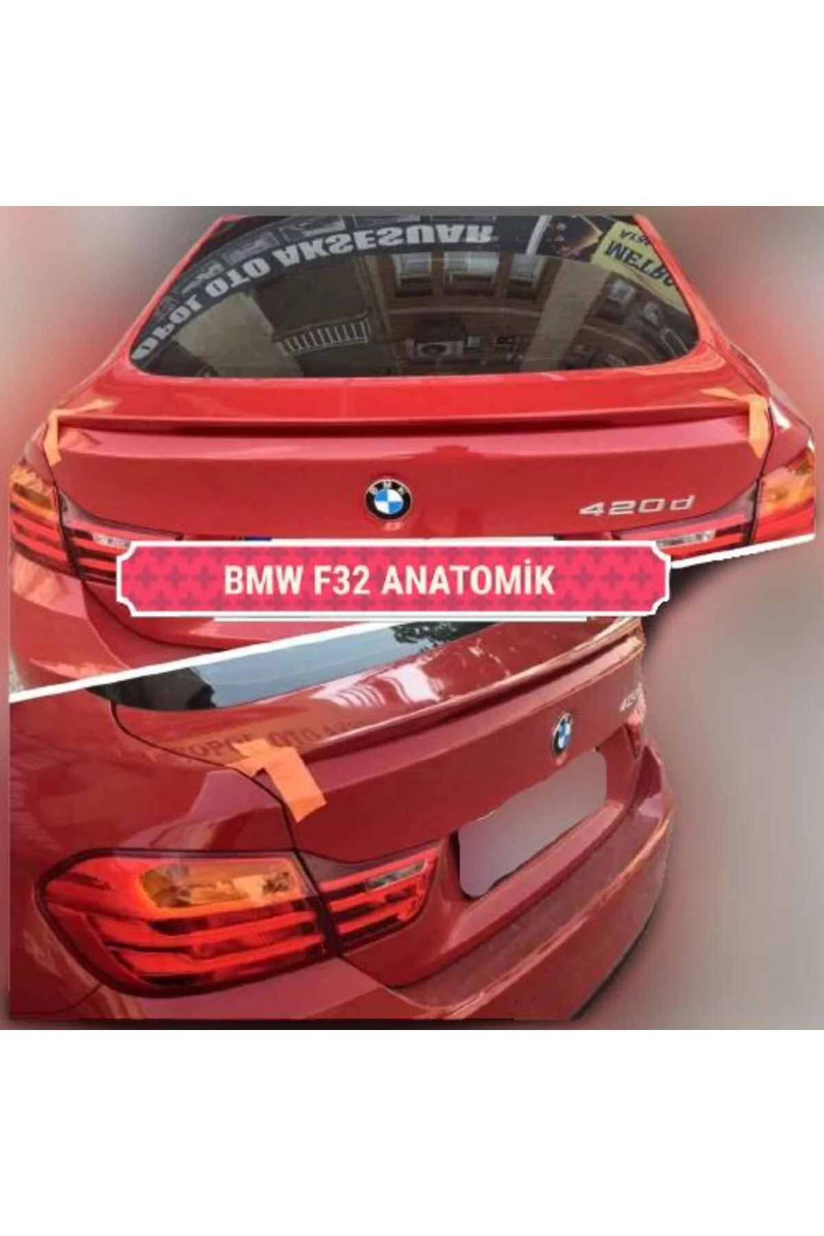 BMW F32 ASTARLI ANATOMİK SPOİLER BMW F32 ASTARLI ANATOMİK SPOİLER