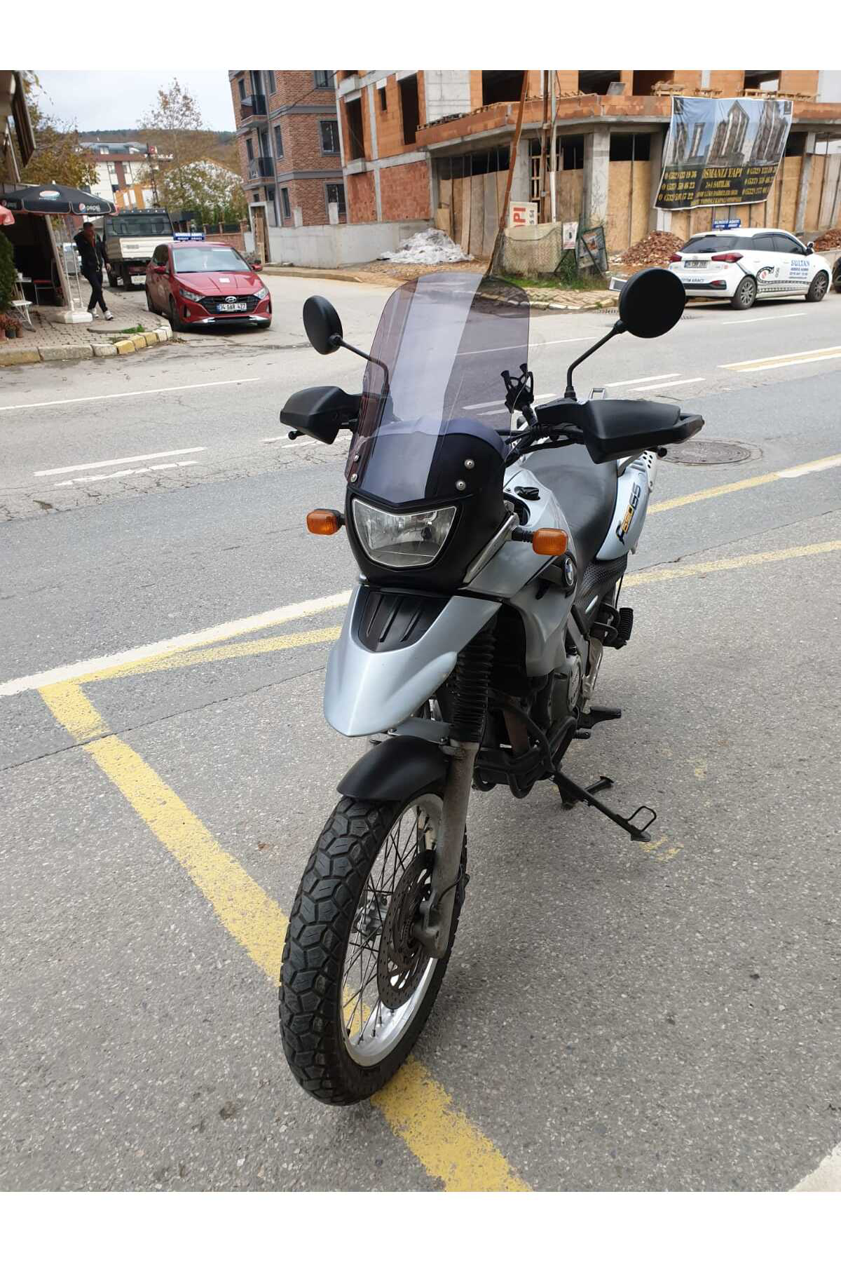 Motocam Bmw F650 Gs Ön Cam 2004-2007 Model 45Cm Açıkfüme Renkli ( 4 Delik