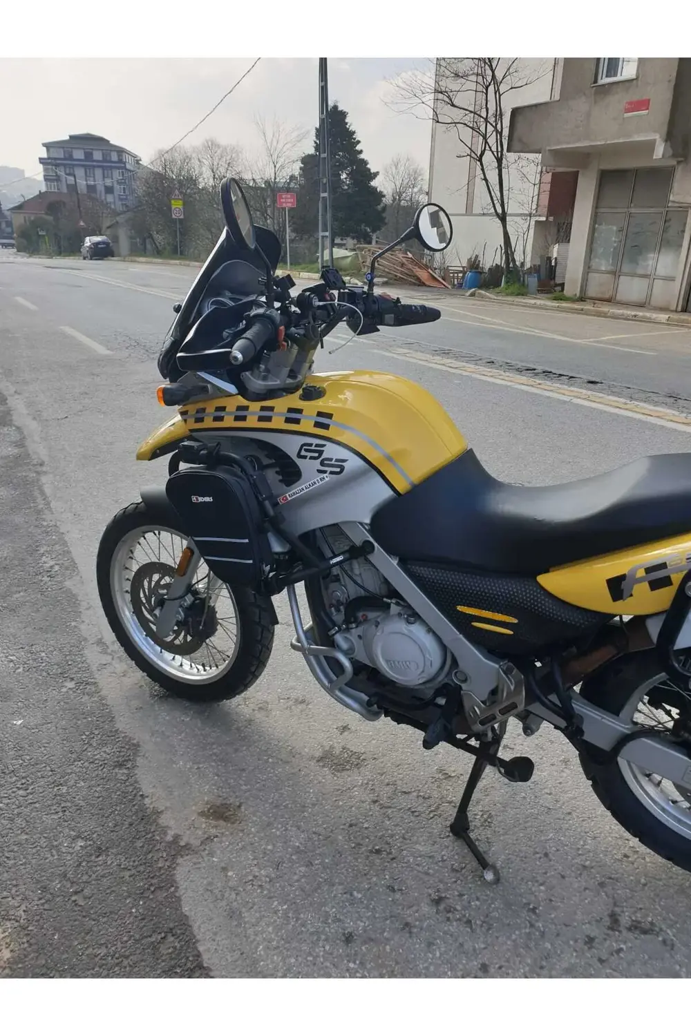 Bmw F650 GS Ön Cam ( 3 Delikli ) 1999 2003 Model 35cm Şeffaf Renk