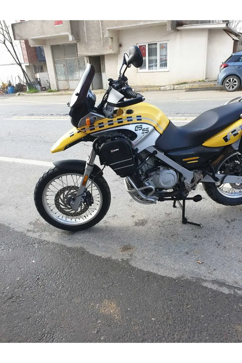 Bmw F650 GS Ön Cam ( 3 Delikli ) 1999 2003 Model 35cm Şeffaf Renk