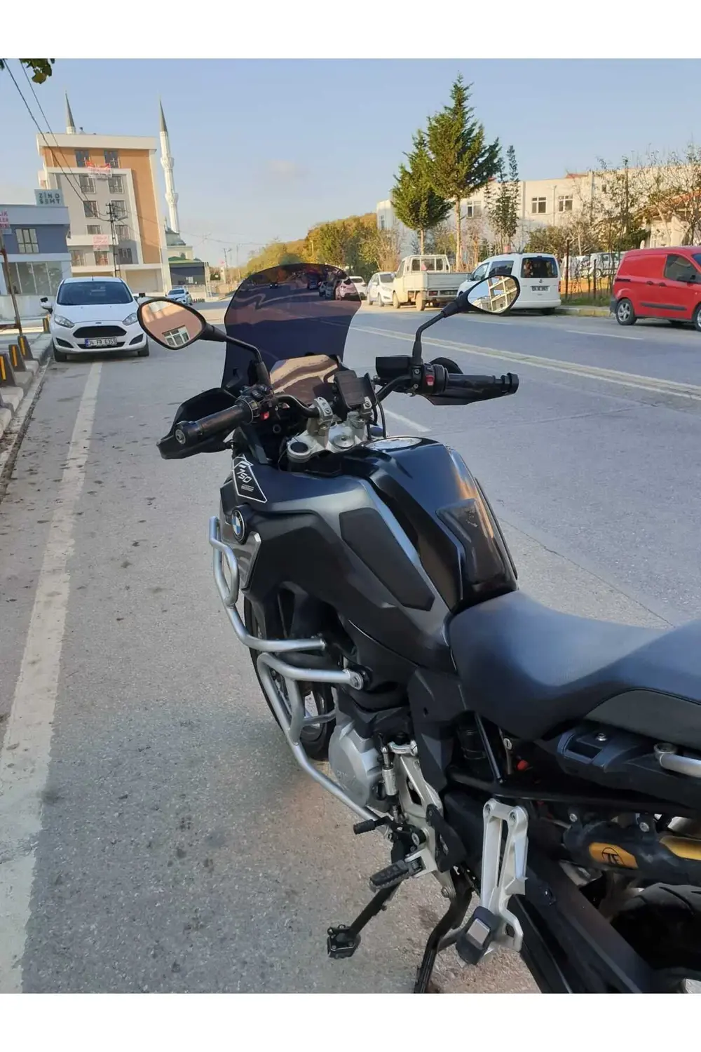 Bmw F750 850 Sport Ön Cam 2018-2024 Model 47cm Şeffaf Renkli 4mm