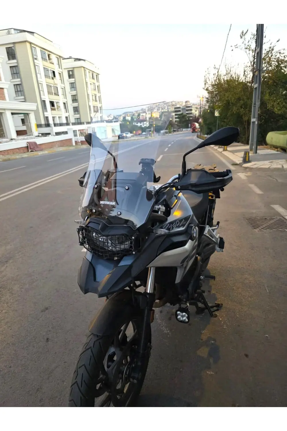 Bmw F750 GS Siperlik Ön Cam 2018-2023 Model 57cm Şeffaf Renkli 4m