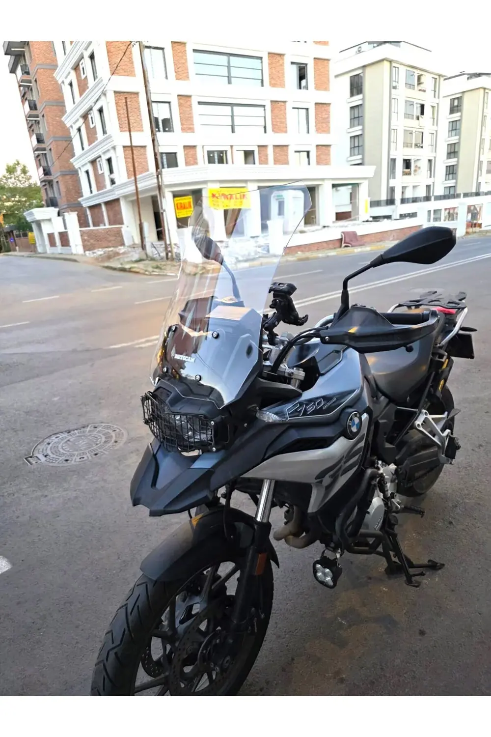 Bmw F750 GS Siperlik Ön Cam 2018-2023 Model 57cm Şeffaf Renkli 4m