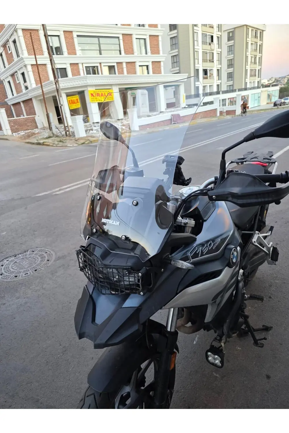 Bmw F750 GS Siperlik Ön Cam 2018-2023 Model 57cm Şeffaf Renkli 4m