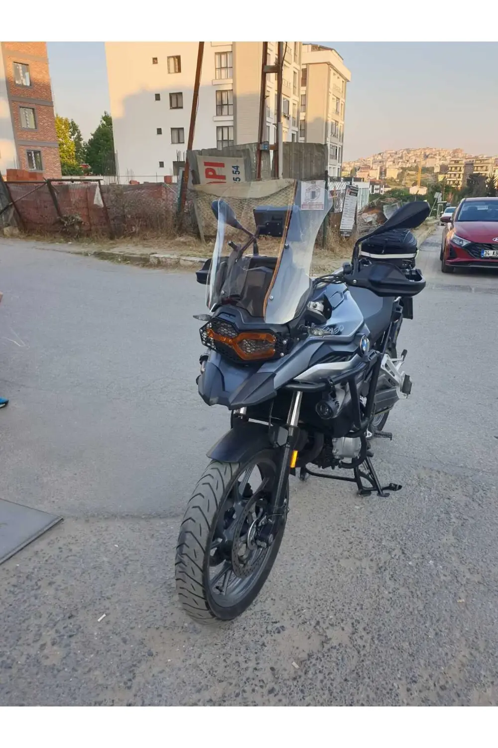 Bmw F750 Ön cam 2018-2023 Uyumlu Model'dir 48cm Şeffaf Renkli 4mm