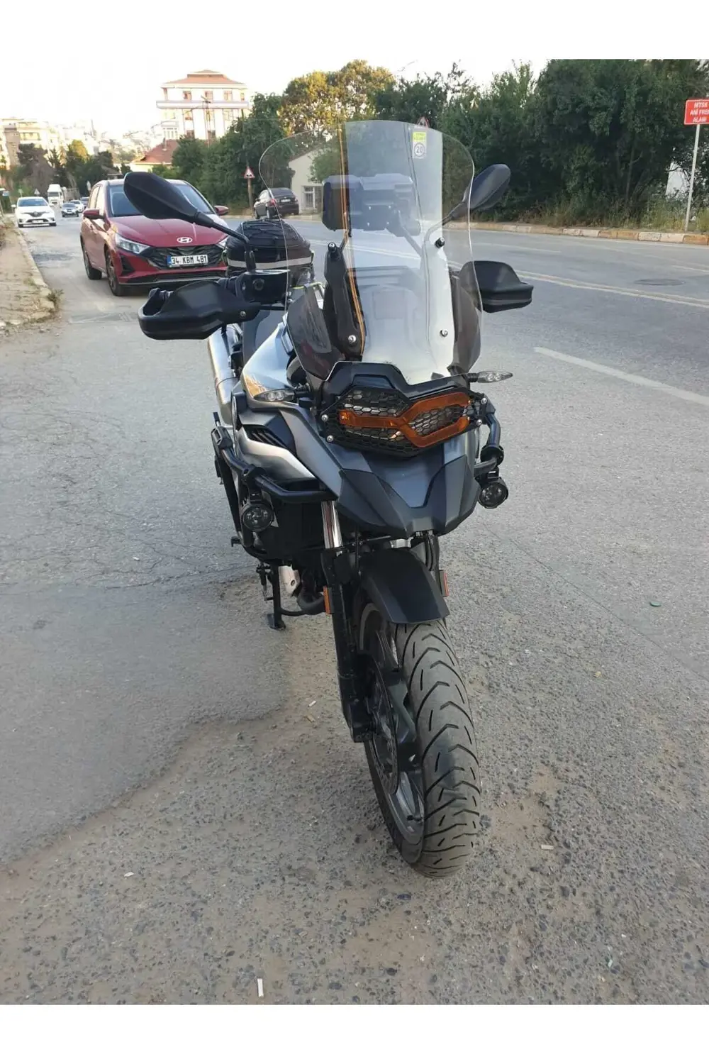 Bmw F750 Ön cam 2018-2023 Uyumlu Model'dir 48cm Şeffaf Renkli 4mm