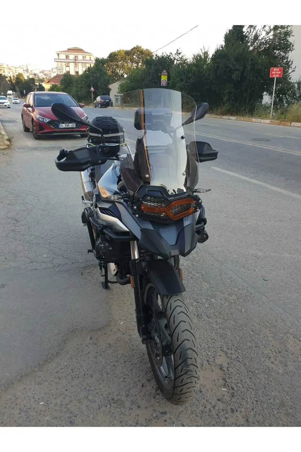 Bmw F750 Ön cam 2018-2023 Uyumlu Model'dir 48cm Şeffaf Renkli 4mm