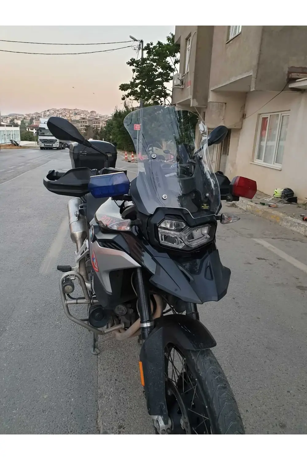 Bmw F850 GS ADV Ön Cam 2018 2023 Model 46cm Şeffaf Renkli 4mm
