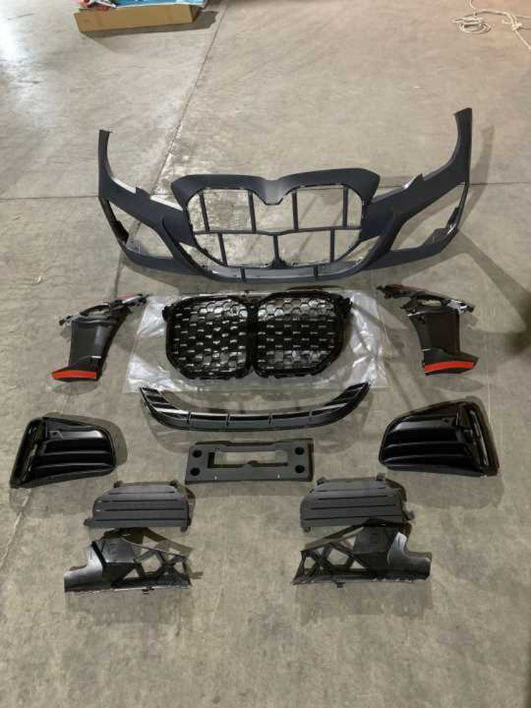 Bmw G20 Uyumlu İçin G22 Dönüşüm Ön Tampon & Panjur Seti Bmw G20 Uyumlu İçin G22 Dönüşüm Ön Tampon & Panjur Seti