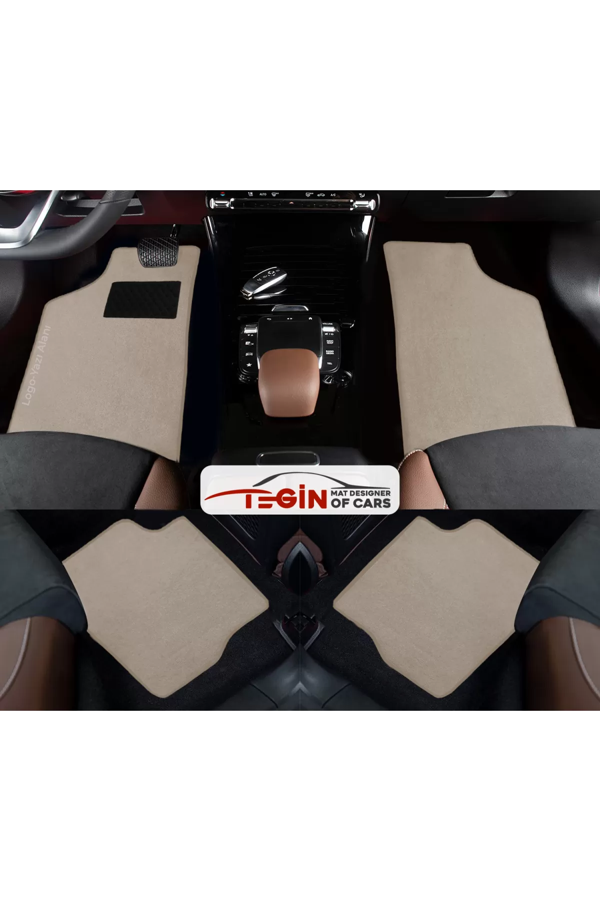 Bmw I8 2015 Ve Sonrası Prime Bej Halı Bej Kenar Paspas