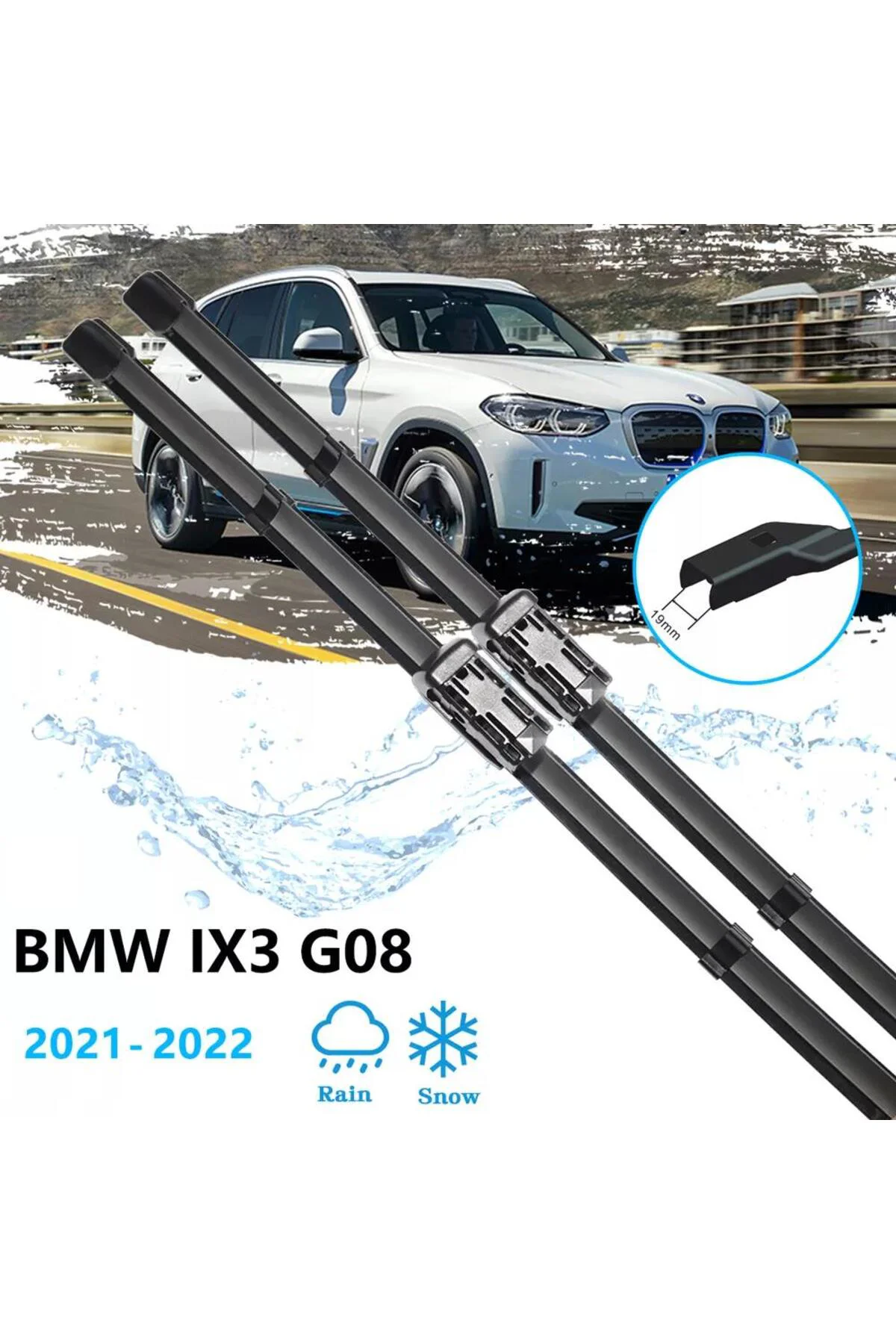 BMW İX3 G08 ÖN CAM MUZ SİLECEK TAKIMI 2021--2022