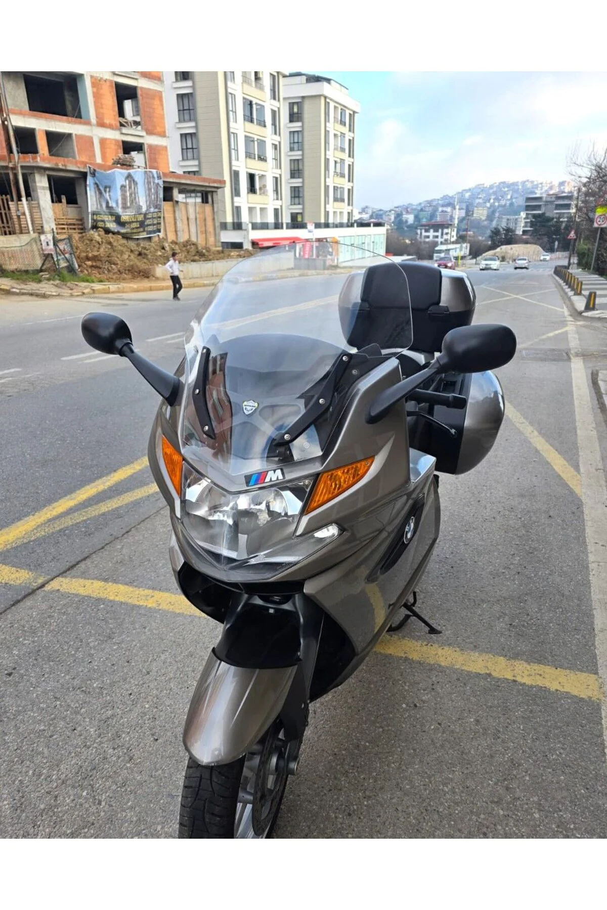 Bmw K 1300 GT Ön Cam 2009-2013 Model 65cm Şeffaf Renkli 4mm