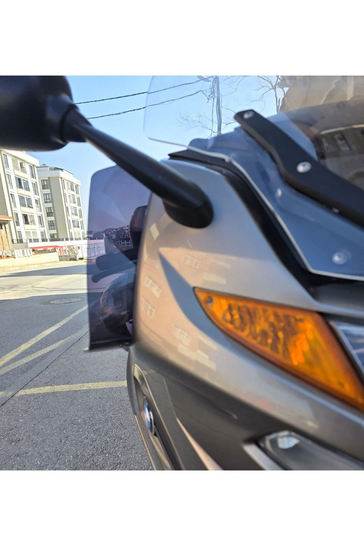 Bmw K 1300 GT Yan Rüzgarlık Deflektör 2009-2013 Model Siyah Renkl