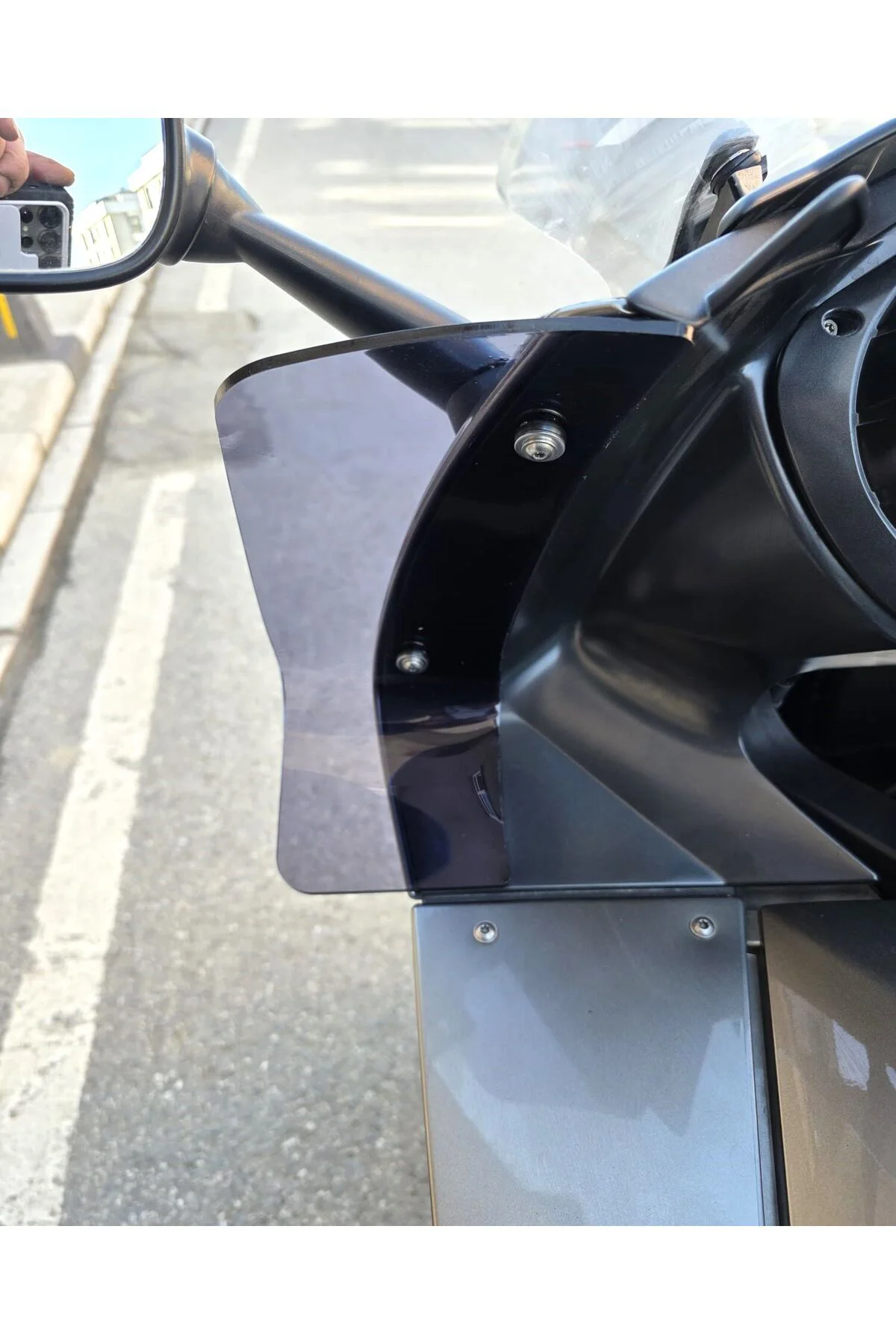 Bmw K 1300 GT Yan Rüzgarlık Deflektör 2009-2013 Model Füme Renkli