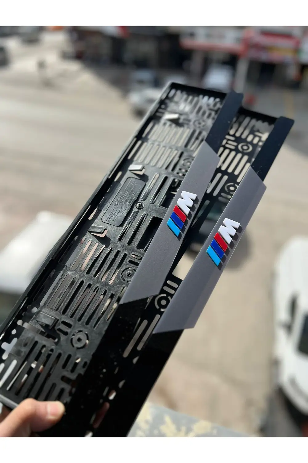 BMW M Logolu Mat Pleksi Plakalık