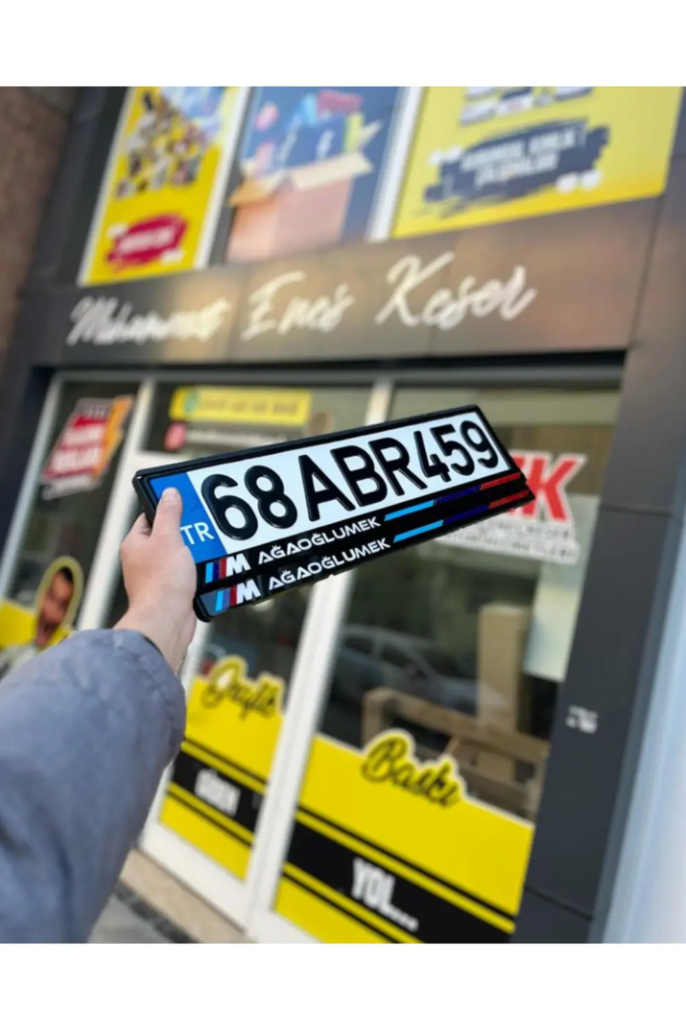 BMW M Uyumlu MODEL KLASİK PLAKALIK