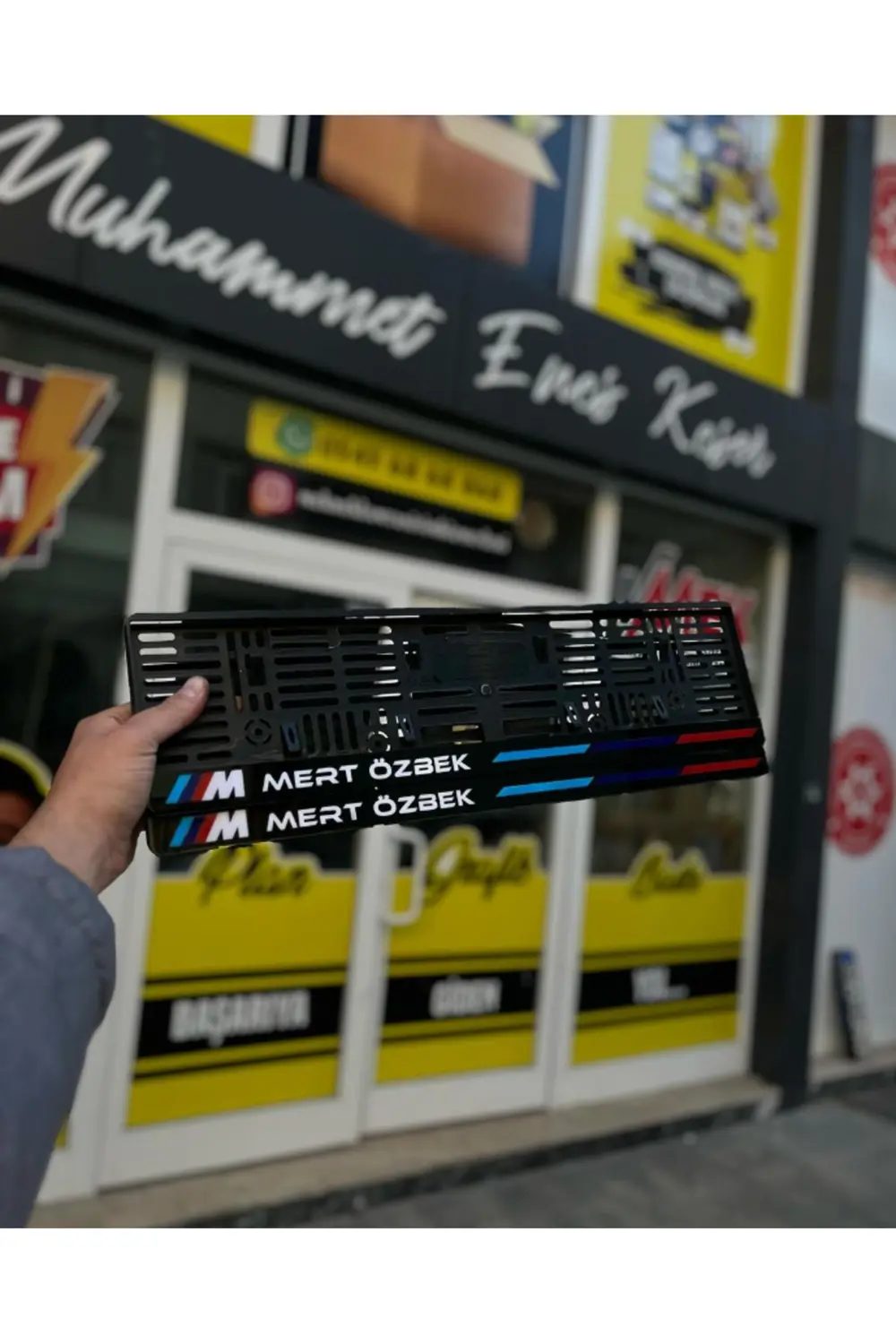 BMW M Uyumlu MODEL KLASİK PLAKALIK