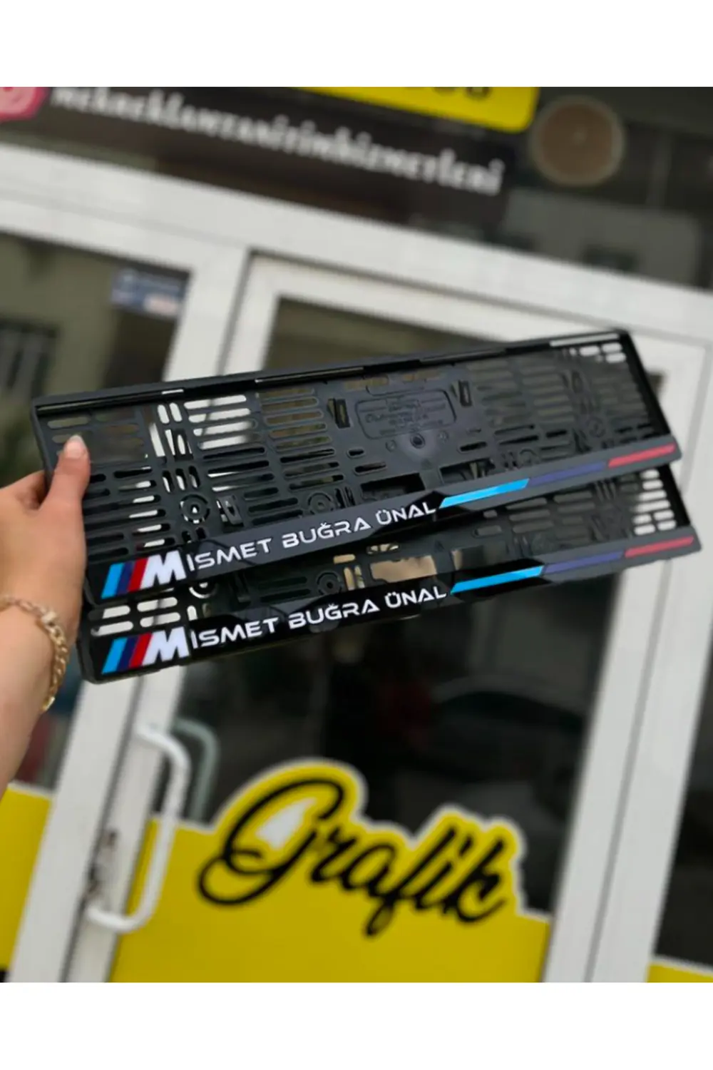 BMW M Uyumlu MODEL KLASİK PLAKALIK