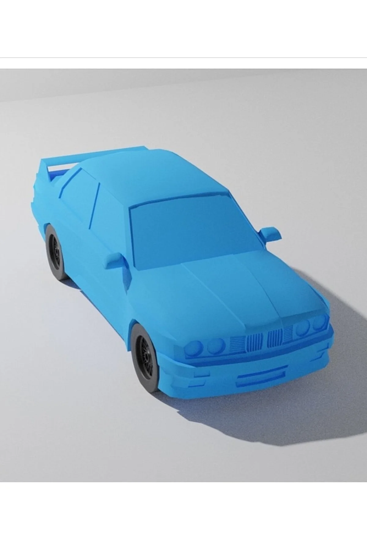 Bmw M3 E30 Model Maket Araba 19 Cm (büyük Boy)