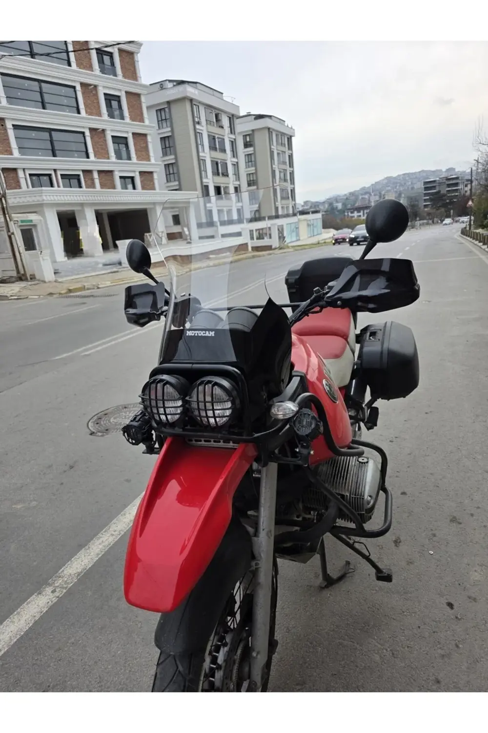 Bmw R 1100 GS Ön Cam 1993-1999 Model 58cm Şeffaf Renkli 4mm