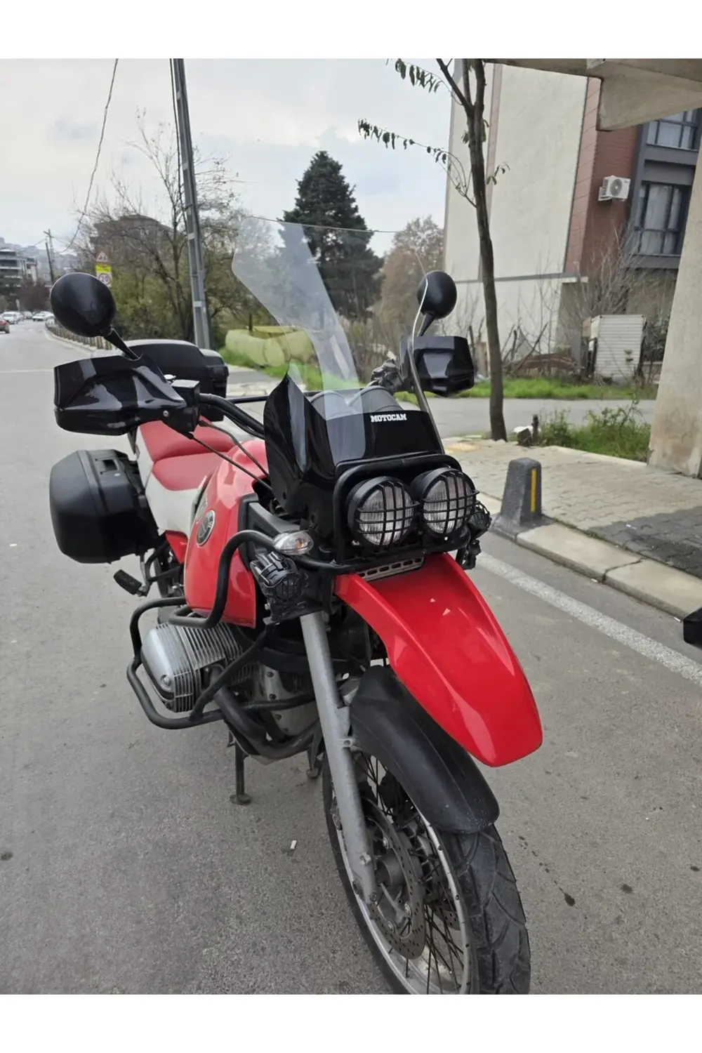 Bmw R 1100 GS Ön Cam 1993-1999 Model 58cm Şeffaf Renkli 4mm