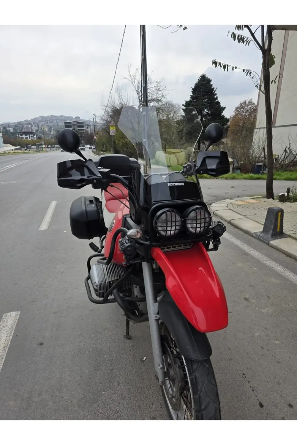 Bmw R 1100 GS Ön Cam 1993-1999 Model 58cm Şeffaf Renkli 4mm